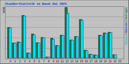 Stunden-Statistik im Monat Mai 2025